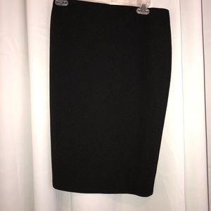 Black pencil skirt